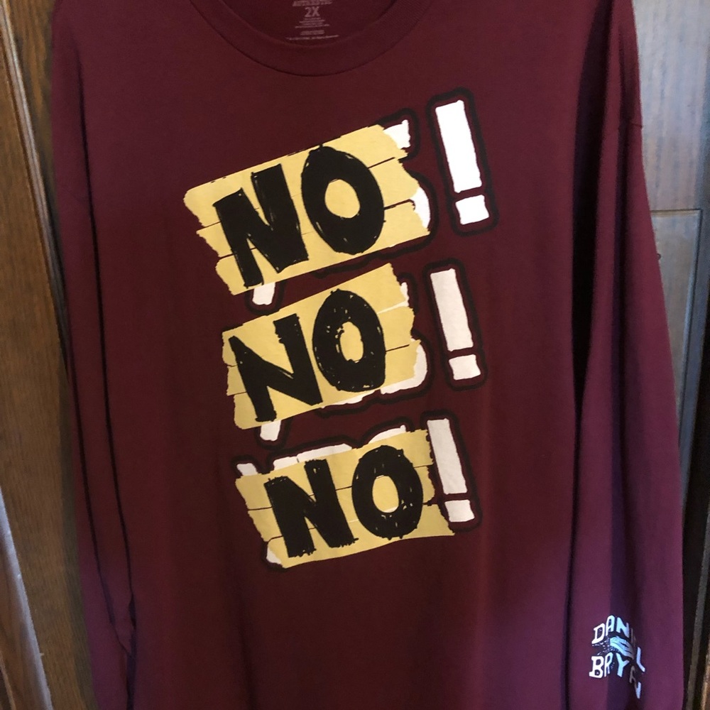 Authentic WWE Daniel Bryan NO! Long Sleeve